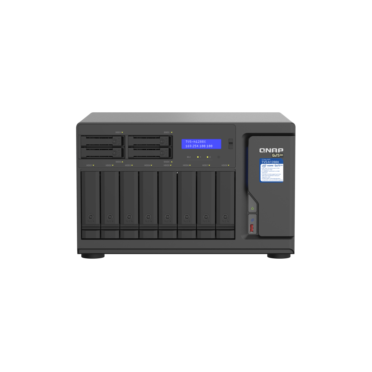 QNAP TVS-h1288X-W1250-16G