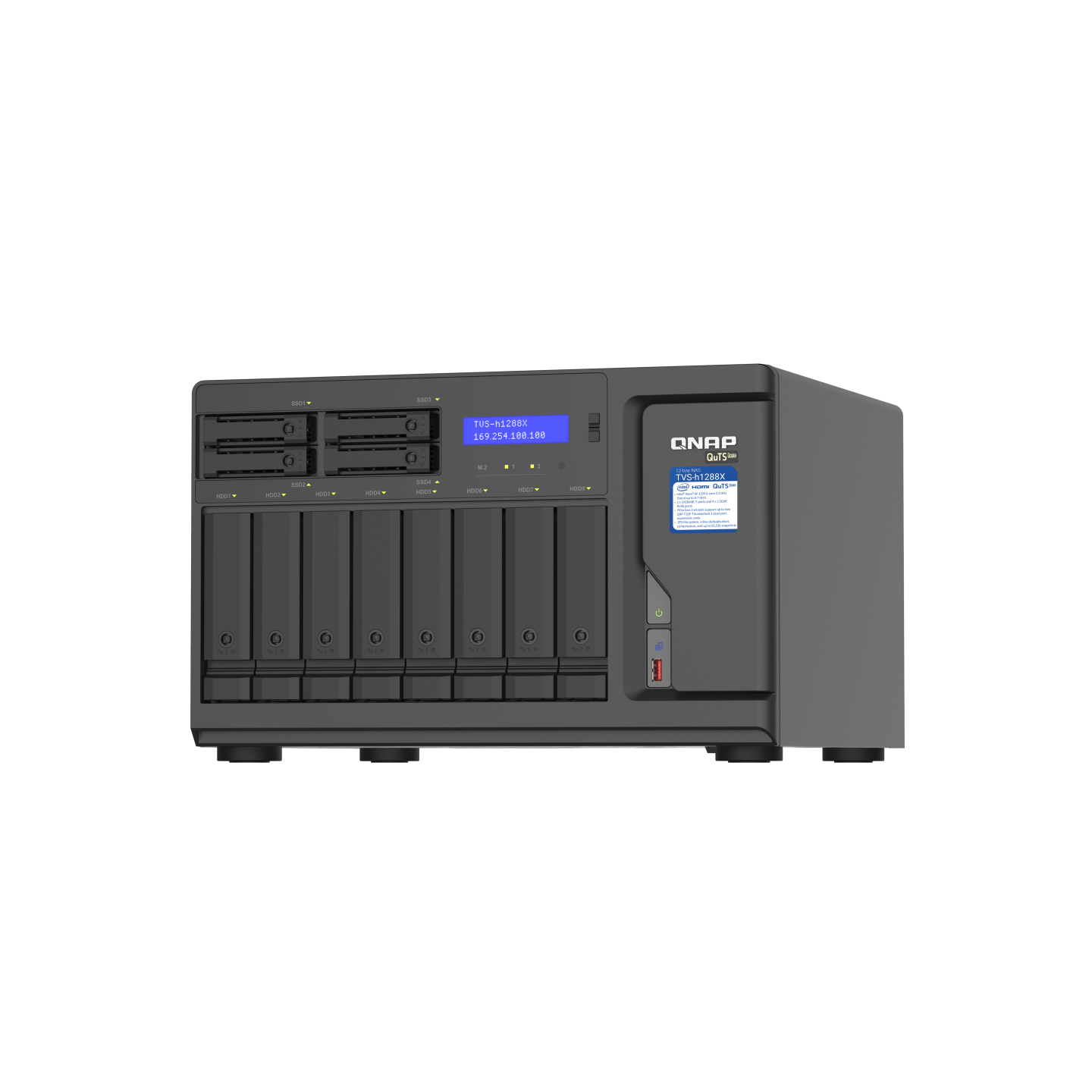 QNAP TVS-h1288X-W1250-16G