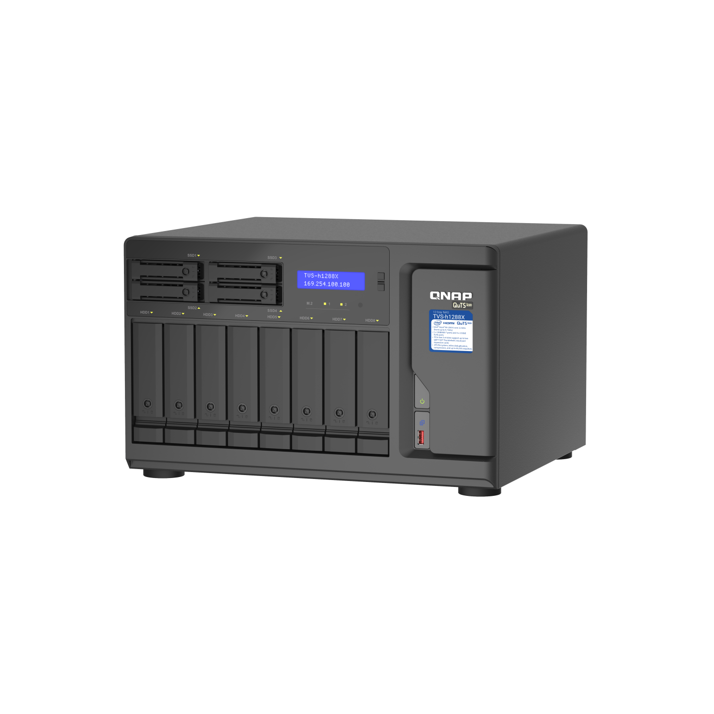 QNAP TVS-h1288X-W1250-16G