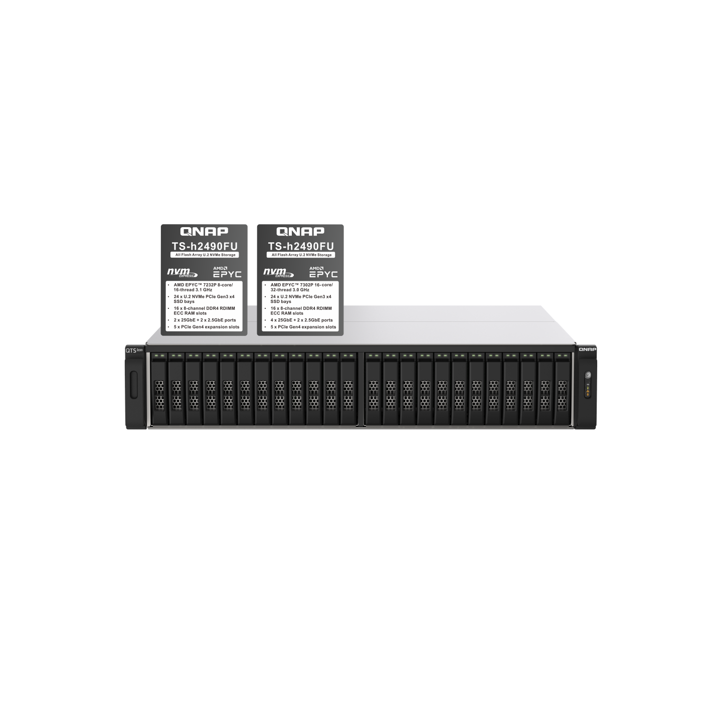 QNAP TS-h2490FU-7232P-64G