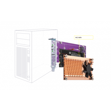 QNAP QM2-2S-220A