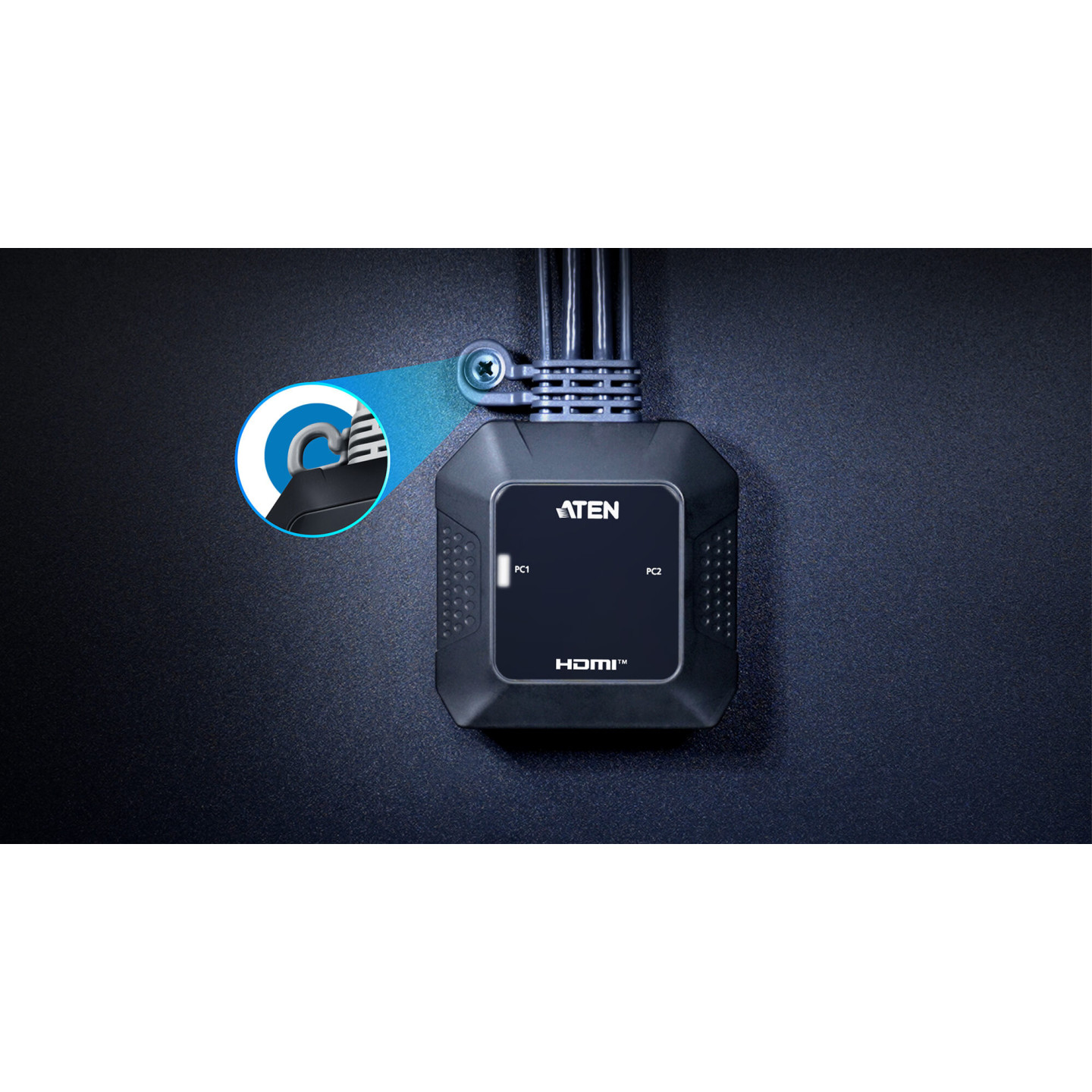 ATEN CS22H – Switch KVM HDMI 4K 2 Puertos