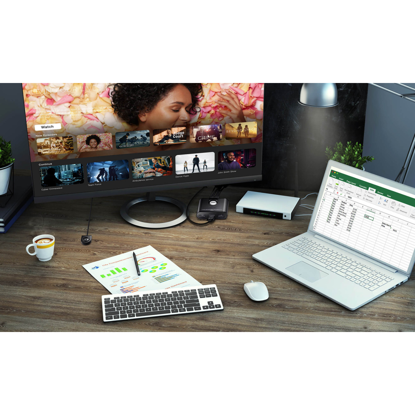 ATEN CS22HF – Switch KVM HDMI FHD 2 Puertos