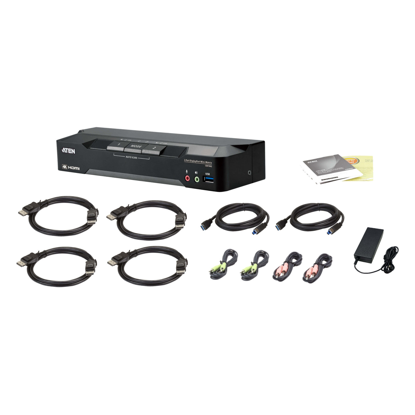 ATEN CM1942 – Matriz KVM DisplayPort 4K Dual