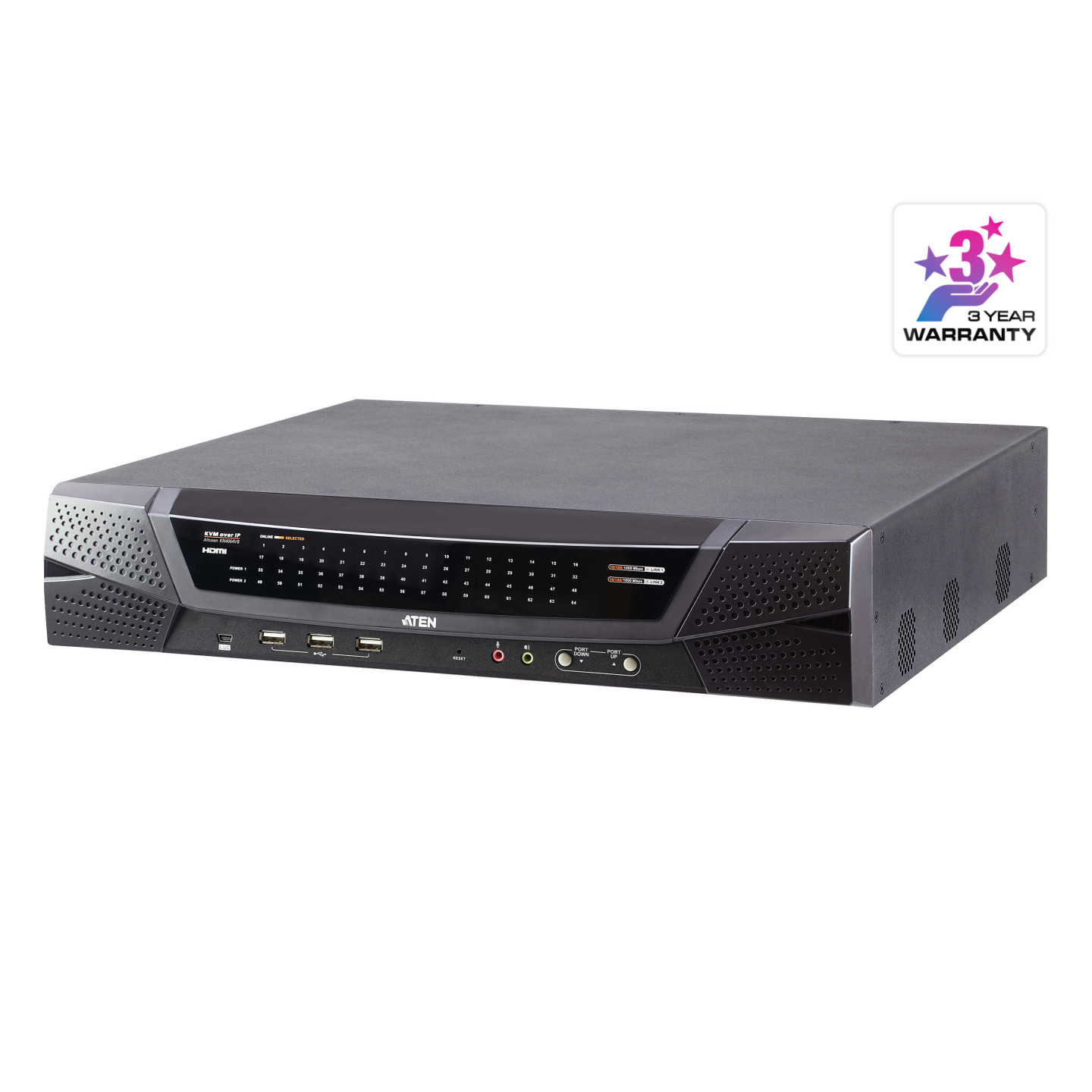 ATEN KN4064VB – Switch KVM 64 Puertos con IP