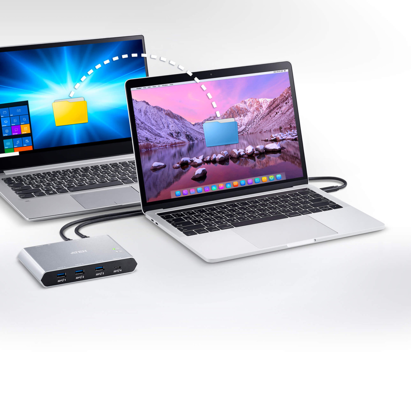 ATEN US3342 – Switch KVM Thunderbolt 3