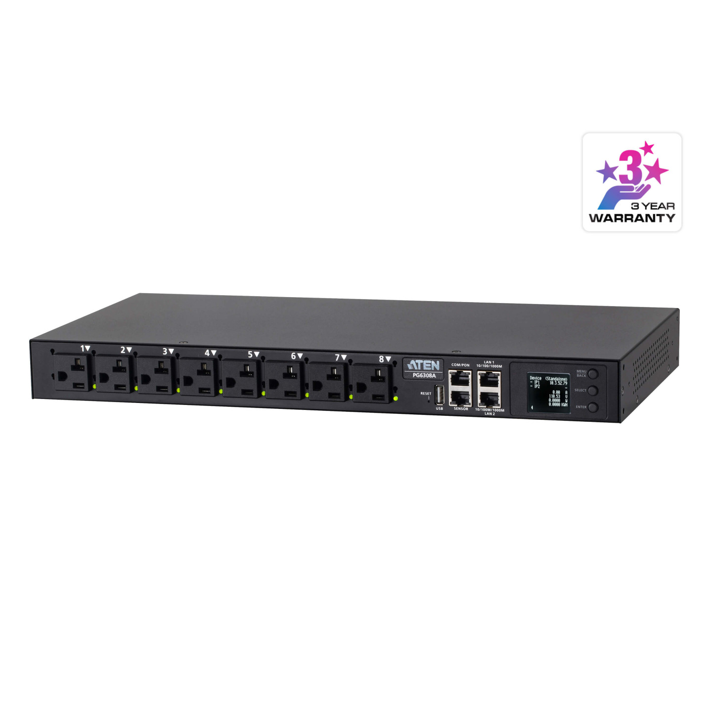 ATEN PG6308 – PDU Inteligente 8 Puertos