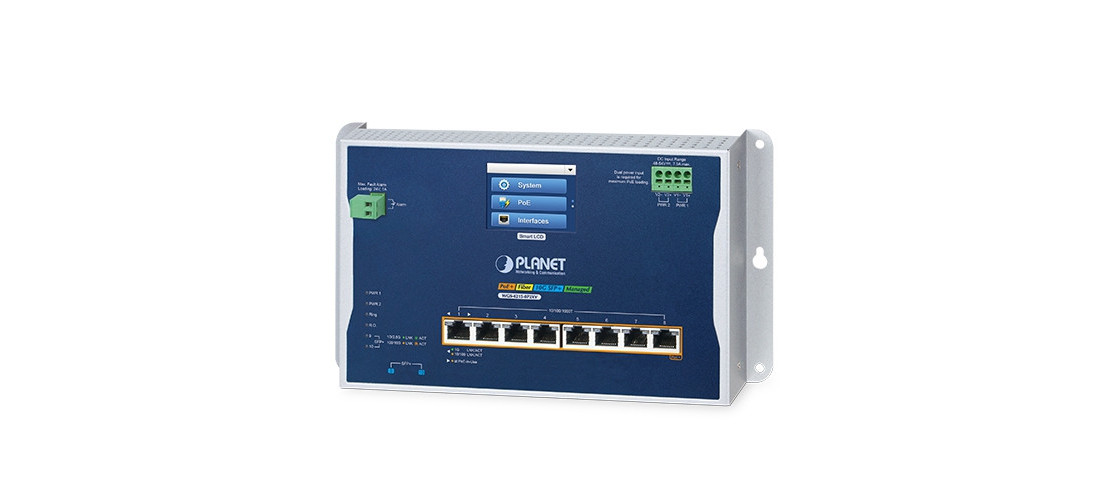 Switch PoE Gigabit Administrable Flat-type L2+/L2 Ring