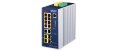 Switch PoE Gigabit Administrable L2+ Ring DIN-rail