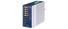 Switch PoE Gigabit No Administrable DIN-rail