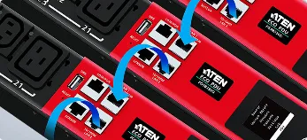 Puertos LAN duales para una configuración de red escalable