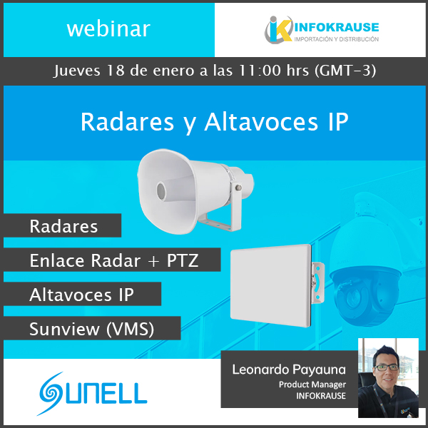 Sunell "Radares y Altavoces IP"