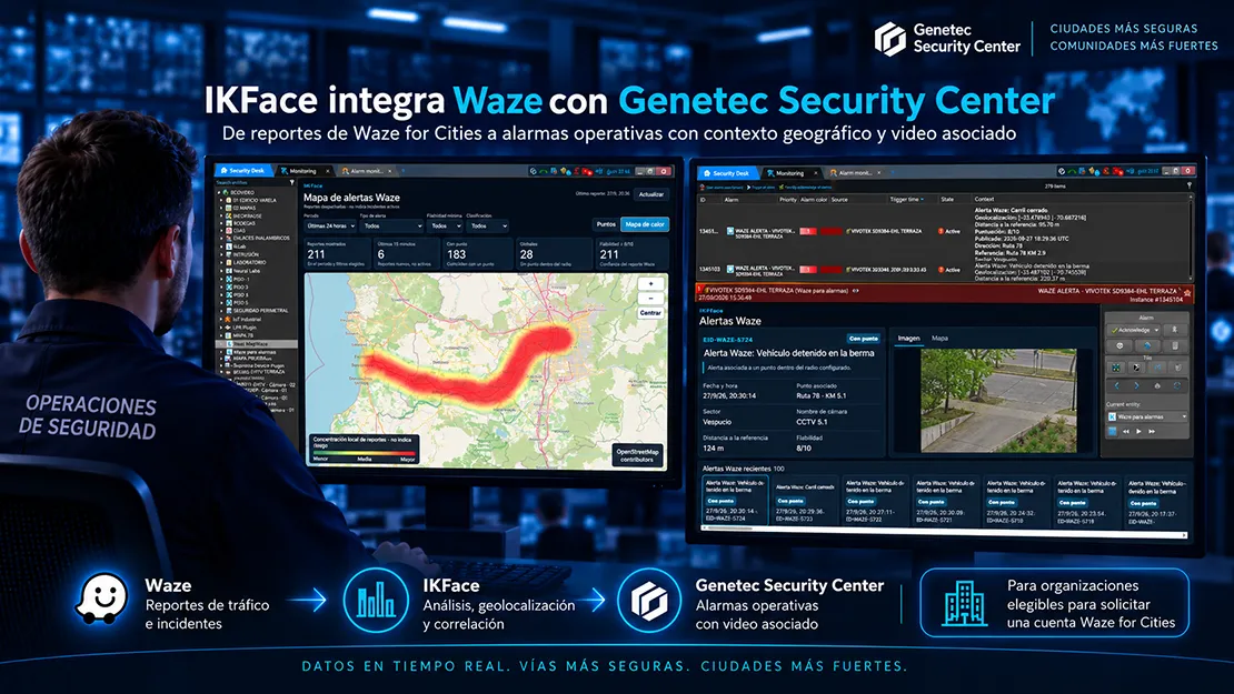 IKFace - Waze - Genetec Security Center
