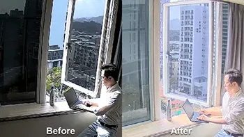 Visibilidad mejorada en condiciones de iluminación adversas