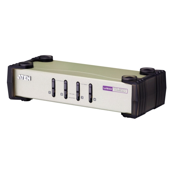 ATEN CS84U – Switch KVM VGA PS/2-USB 4 Puertos
